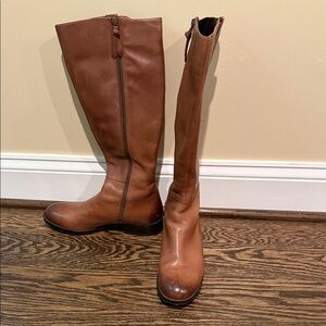 Cole Haan Tan Knee Boots